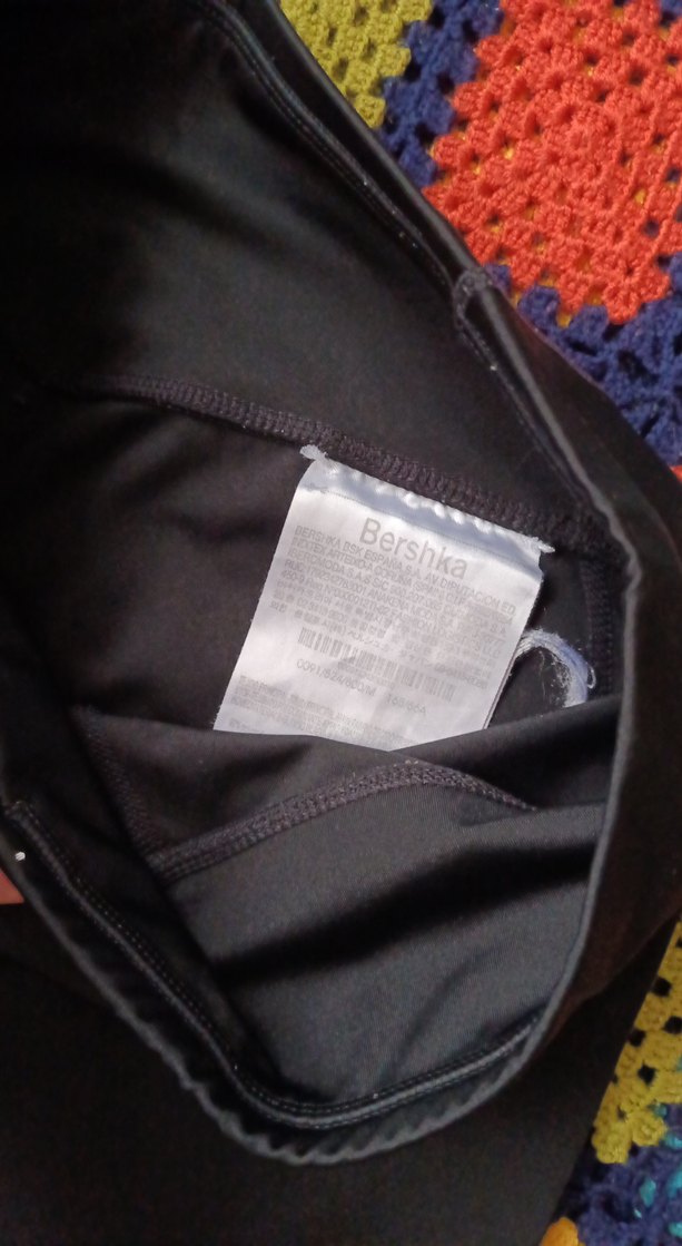 BERSHKA Siyah Kadın Tayt M BEDEN - Görsel 3