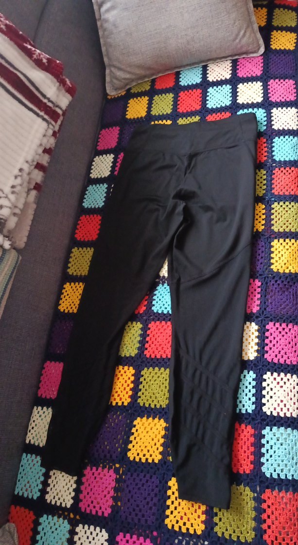 BERSHKA Siyah Kadın Tayt M BEDEN - Görsel 5