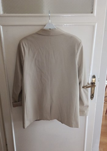 PULL & BEAR Bej Düğmeli Kadın Blazer Ceket - Görsel 6