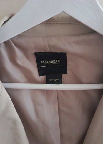 PULL & BEAR Bej Düğmeli Kadın Blazer Ceket - Görsel 3