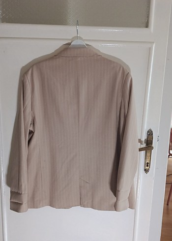 STRADİVARİUS Bej Düğmeli Kadın Blazer Ceket - Görsel 6