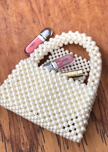 İnci büyük boy çanta - Görsel 5