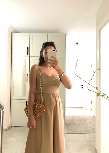 İncili saten astarlı midye çanta - Görsel 4