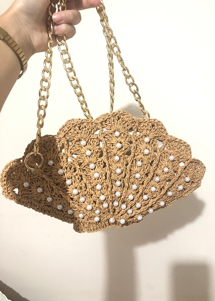 İncili midye çanta - Görsel 3