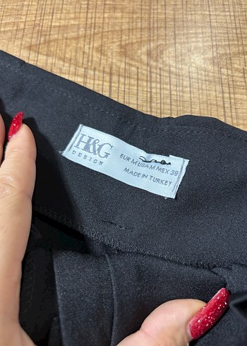 Mini kumaş şort - Görsel 3