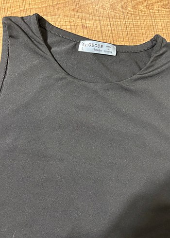 Siyah Spor Kolsuz Crop Top - Görsel 2