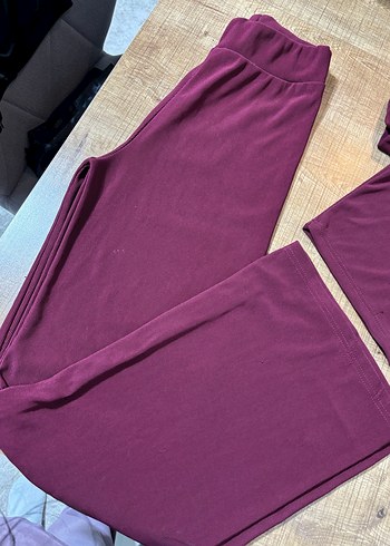 Bordo V Yakalı  alt üst takım - Görsel 2