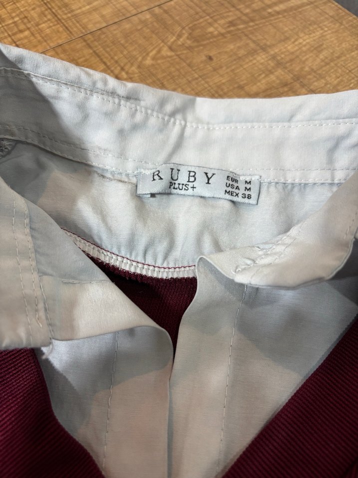 Bordo V Yakalı  alt üst takım - Görsel 4