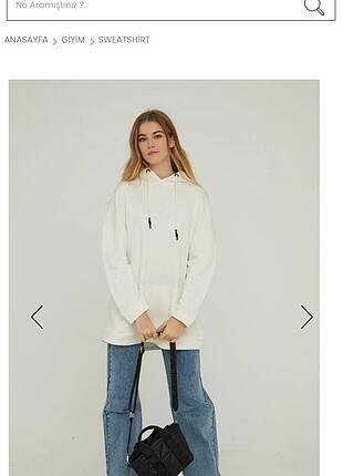 Manuka beyaz sweatshirt 