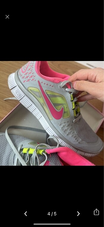 37 Beden gri Renk Nike Spor Ayakkabı