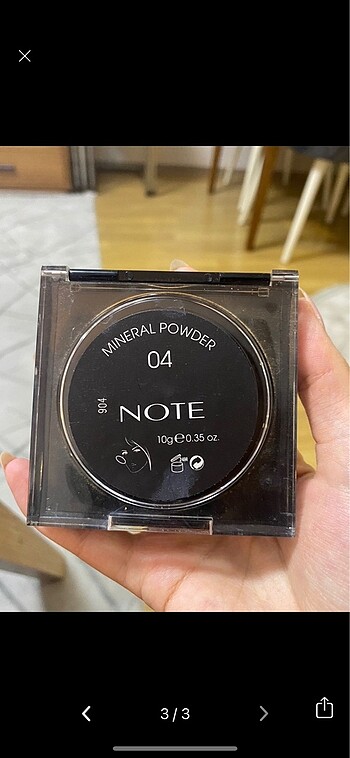  Beden Note Mineral Pudra 04