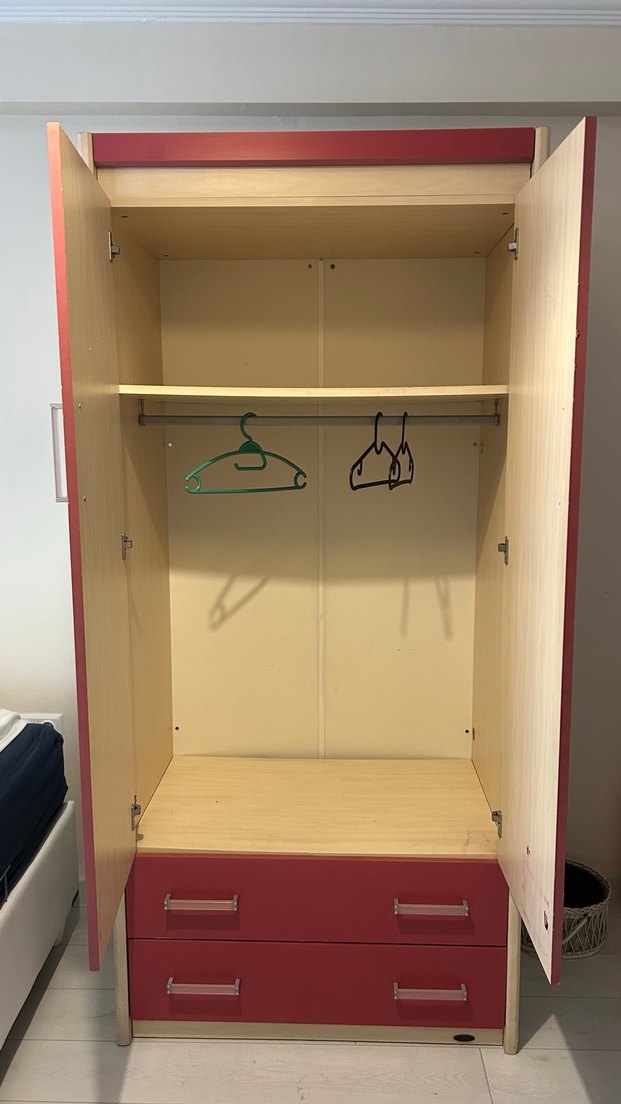 bordo Çocuk Gardırop - Görsel 2