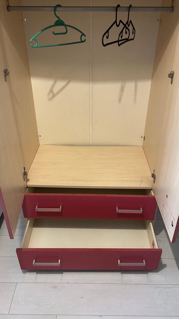 bordo Çocuk Gardırop - Görsel 3