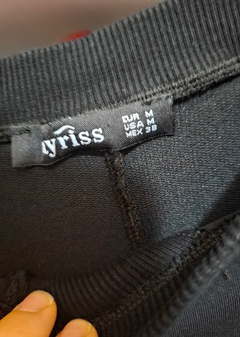 Kırmızı Kareli Kadın Sweatshirt - Görsel 2