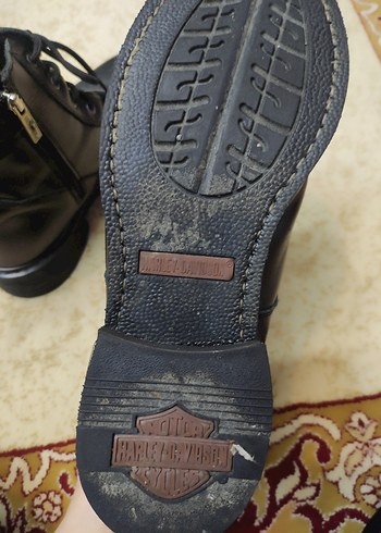  orjinal HARLEY DAVİDSON  Siyah Deri erkek  Bot - Görsel 6