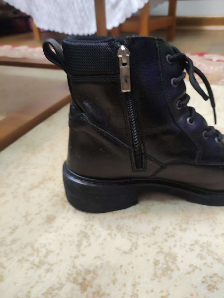  orjinal HARLEY DAVİDSON  Siyah Deri erkek  Bot - Görsel 4