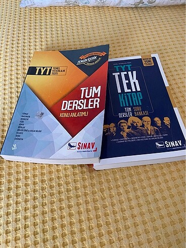 TYT üniversite hazırlık kitapları 2 adet