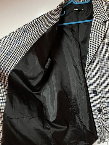 Defacto ekose desenli blazer ceket