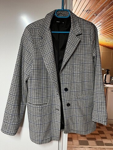 ekose desenli blazer ceket