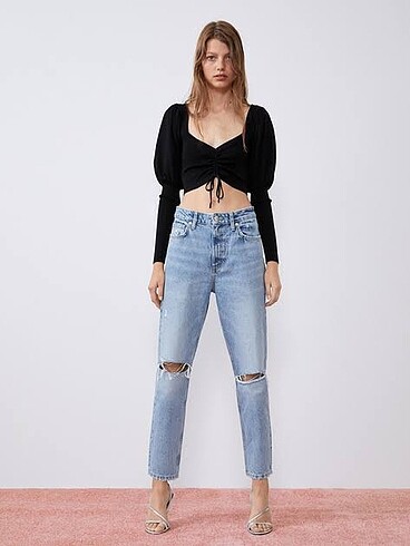Zara Mom Jean Kot Pantolon