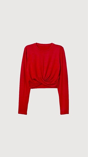 Zara Büzgülü Crop Bluz