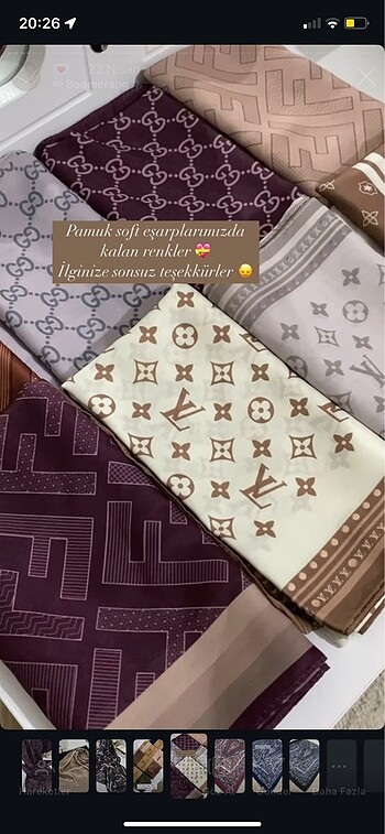 Eşarp Pamuk soft