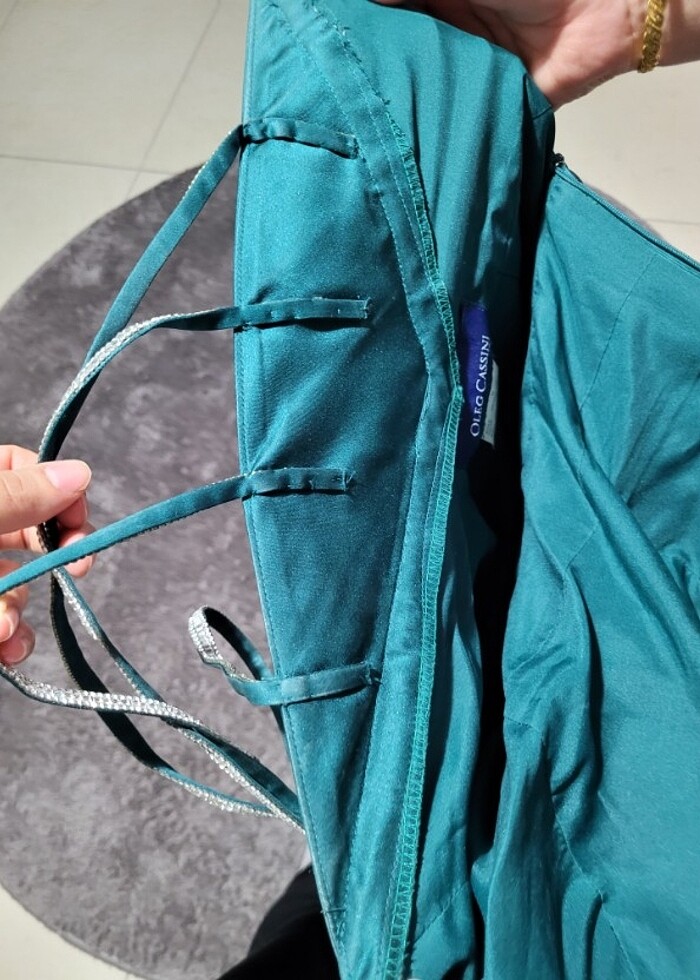 Oleg Cassini abiye - Görsel 4