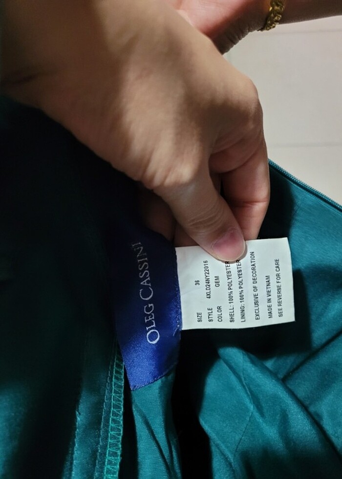 Oleg Cassini abiye - Görsel 5