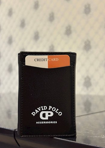 David Polo Siyah Erkek Deri Cüzdan - Görsel 8