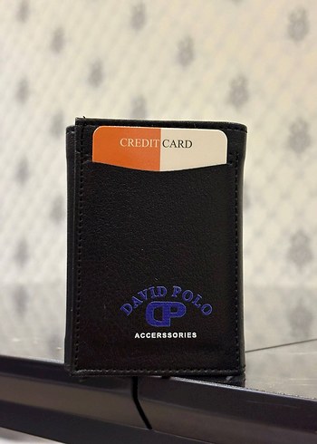 David Polo Siyah Erkek Deri Cüzdan - Görsel 6