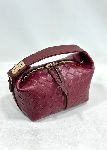 Kahverengi Deri Kadın Çanta - Görsel 5