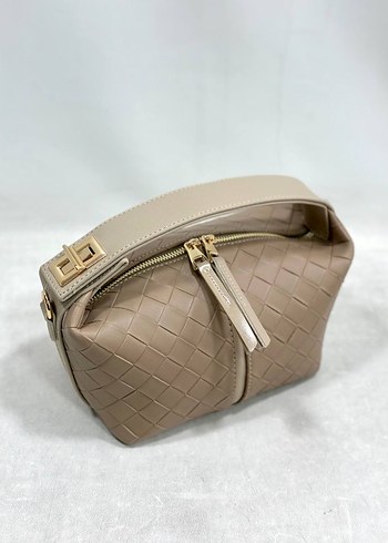 Kahverengi Deri Kadın Çanta - Görsel 4