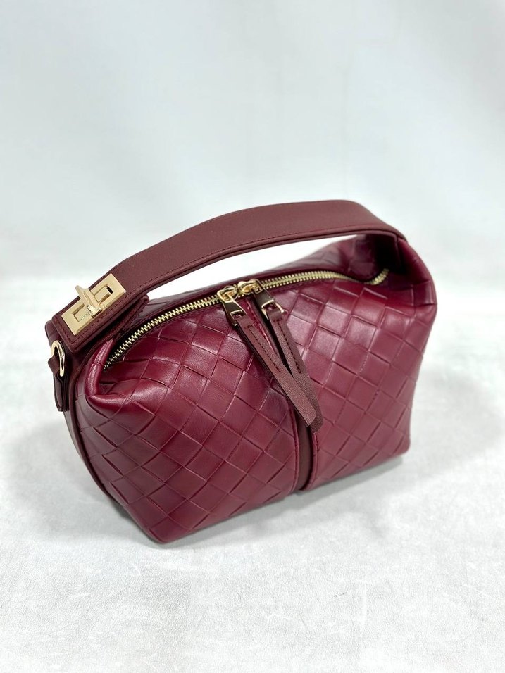 Kahverengi Deri Kadın Çanta - Görsel 5