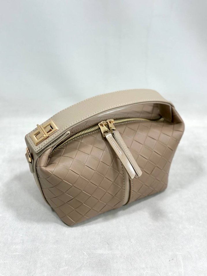 Kahverengi Deri Kadın Çanta - Görsel 4