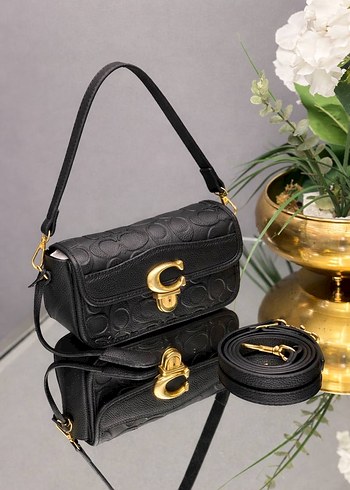 Kahverengi Desenli Deri Kadın Çanta - Görsel 11