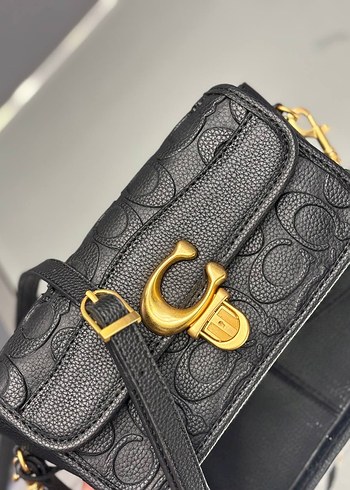 Kahverengi Desenli Deri Kadın Çanta - Görsel 13