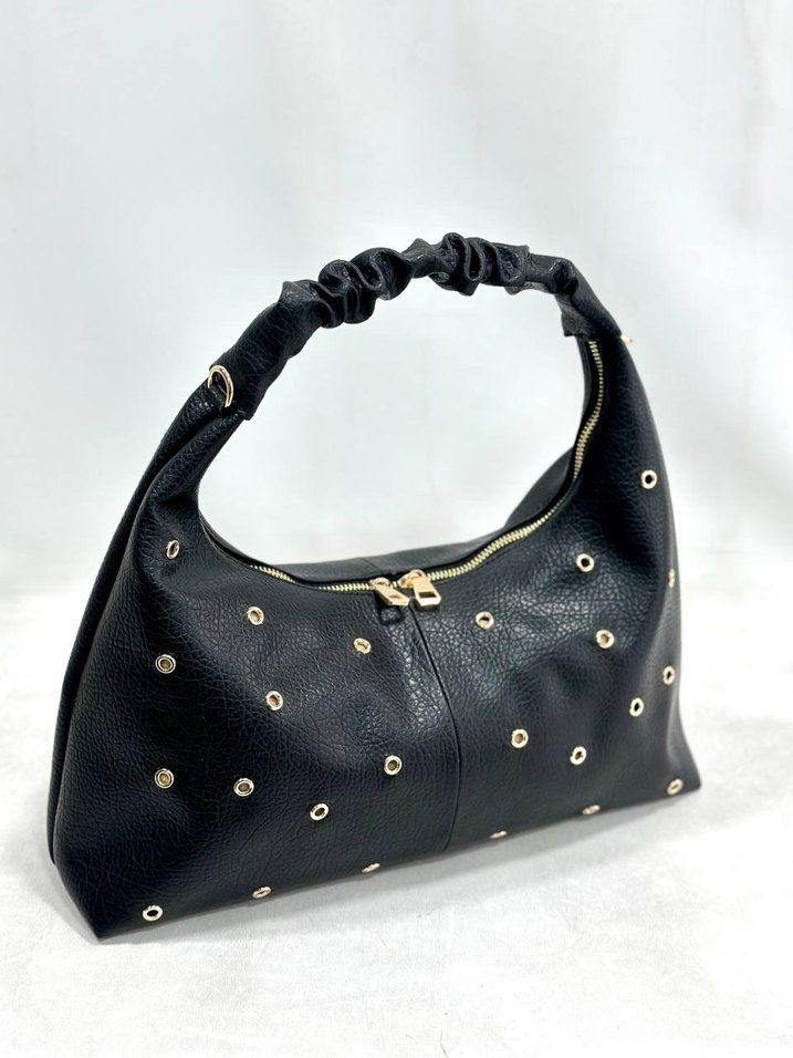 Klasik Şıklıkta İşlemeli Deri Kadın Çanta - Görsel 3