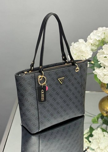 Modern Klasik Siyah Deri Tokalı Kadın Çanta - Görsel 8