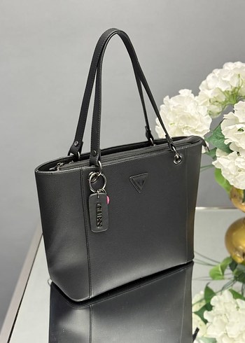 Modern Klasik Siyah Deri Tokalı Kadın Çanta - Görsel 2