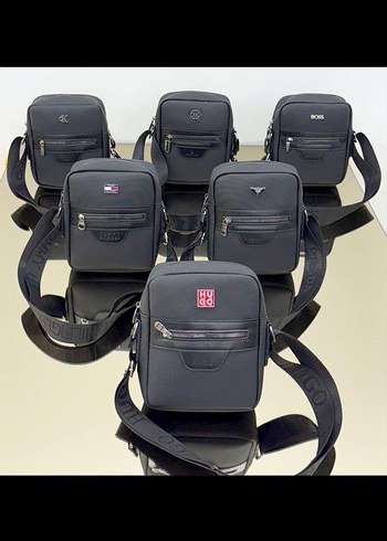 Kahverengi Kareli Erkek Omuz Çantası - Görsel 3