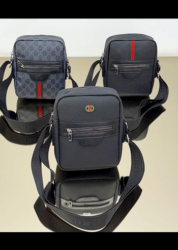 Kahverengi Kareli Erkek Omuz Çantası - Görsel 2