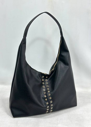 Deri İşlemeli Fermuarlı Kadın Çanta - Görsel 7