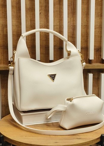 Siyah Deri Kadın Omuz Çantası - Görsel 11