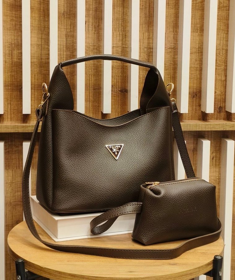 Siyah Deri Kadın Omuz Çantası - Görsel 5