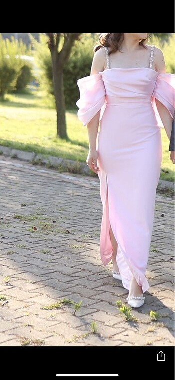 m Beden pembe Renk Alfabeta elbise