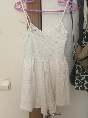 H&M Beyaz şort tulum