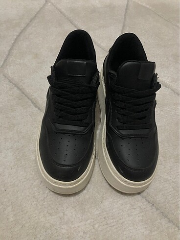 37 Beden siyah Renk Siyah spor sneaker ayakkabı