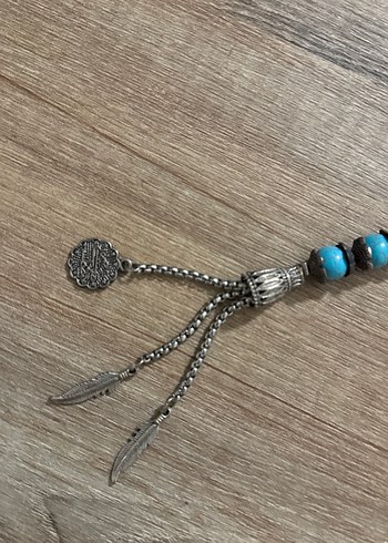 Firuze Turkuaz Taşlı Erkek Tesbih - Görsel 2