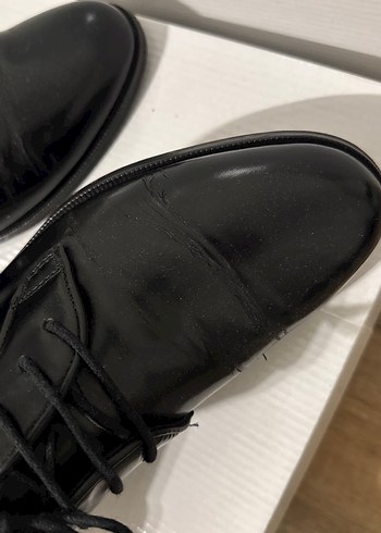 Siyah Deri Kadın Klasik Ofis Ayakkabısı George Hogg - Görsel 7