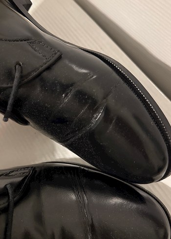 Siyah Deri Kadın Klasik Ofis Ayakkabısı George Hogg - Görsel 8